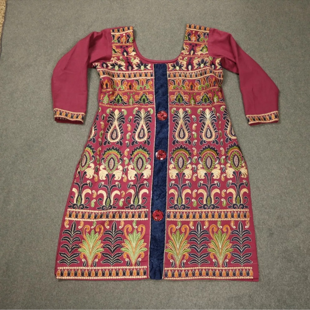 Colorful Embroidered Kurti dress